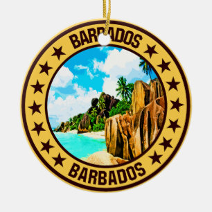 Barbados                                           ceramic ornament