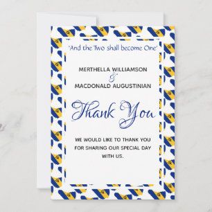 BARBADOS Custom Photo Wedding Thank You Card
