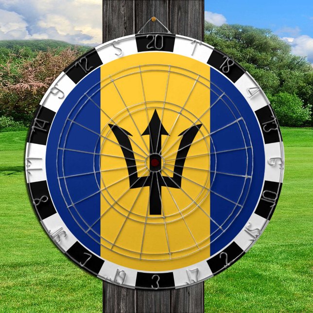 Barbados Dartboard & Barbados Flag / game board (Creator Uploaded)