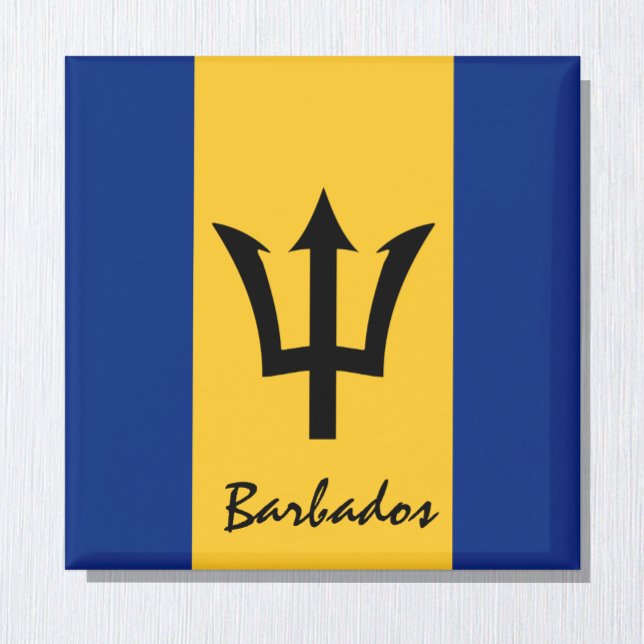 Barbados flag & America holiday/sports fans Magnet (Creator Uploaded)