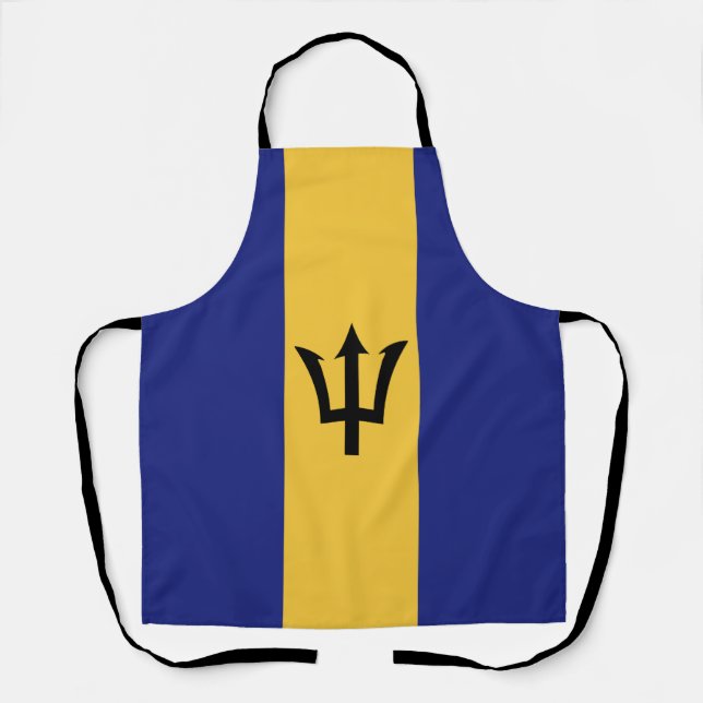 Barbados flag apron (Front)