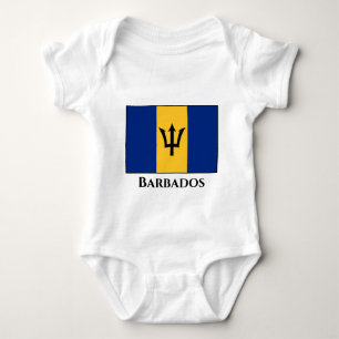 Barbados Flag Baby Bodysuit