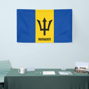 Barbados Flag Banner
