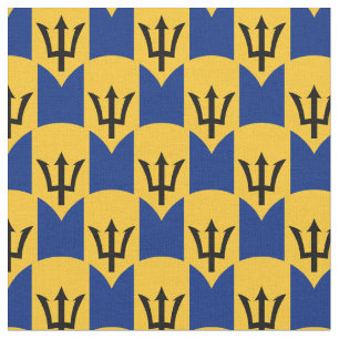 Barbados Flag & Barbados Trendy Fabric /fashion