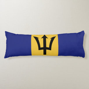 Barbados flag body cushion