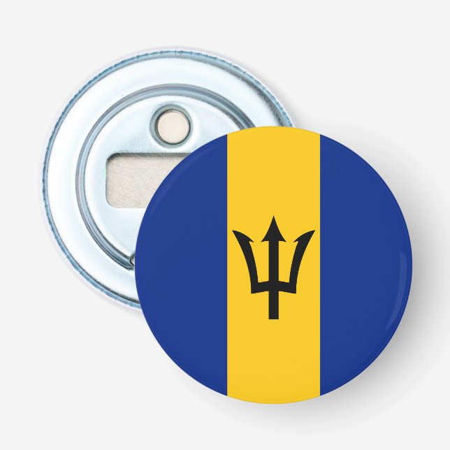 Barbados  Flag Bottle Opener (Front)