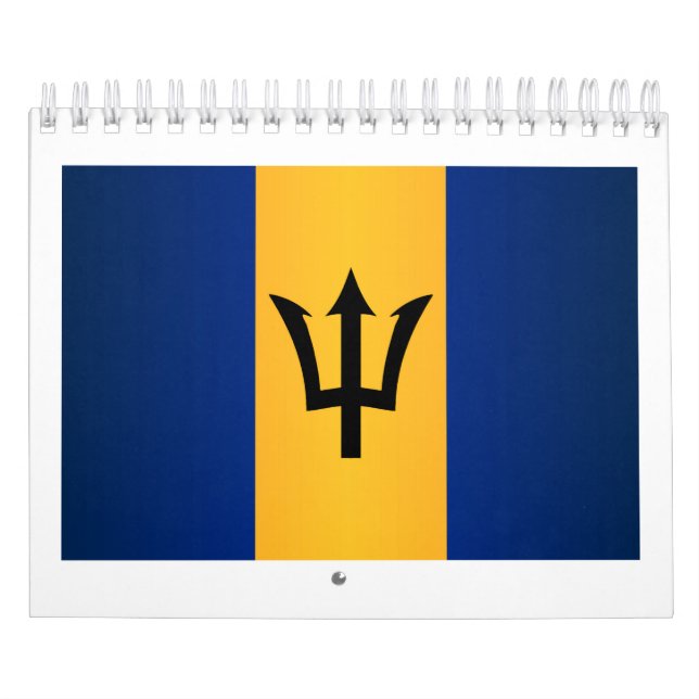 Barbados Flag Calendar (Cover)