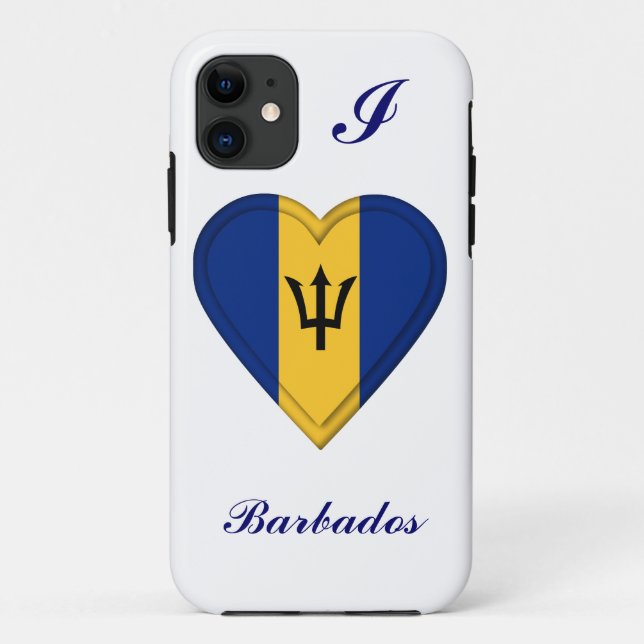 Barbados Flag Case-Mate iPhone Case (Back)