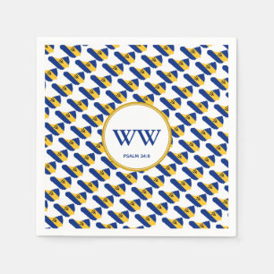 BARBADOS Flag Celebration Birthday Heritage Party Napkin