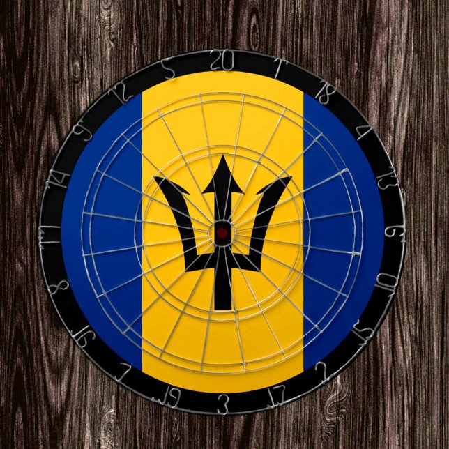 Barbados Flag Dartboard & Barbados / game board (Creator Uploaded)