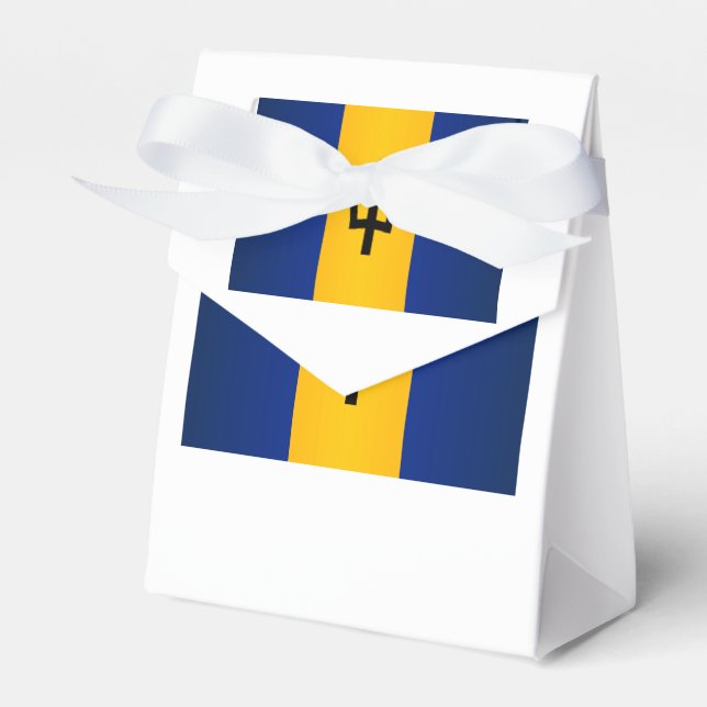 Barbados Flag Favour Box (Front Side)