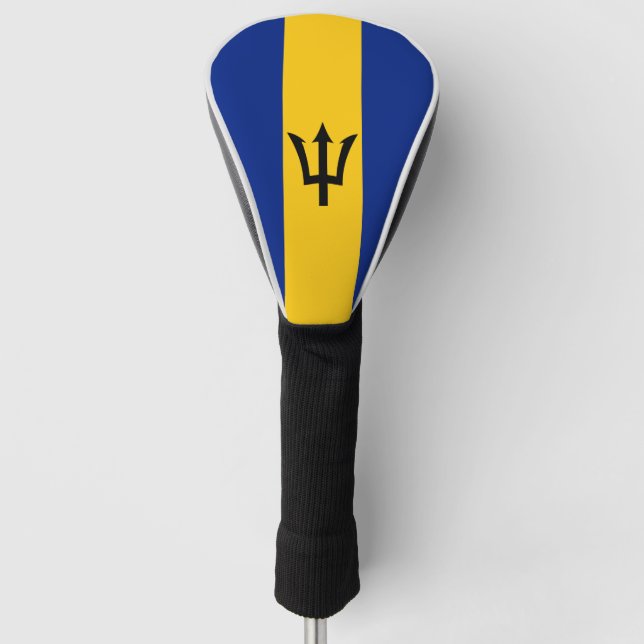 Barbados  Flag Golf Head Cover (Front)