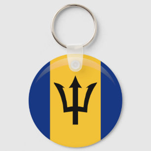 Barbados  Flag Key Ring