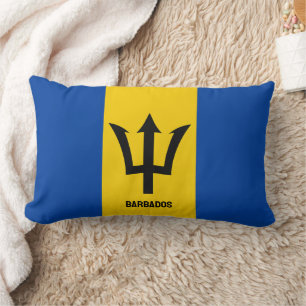 Barbados Flag Lumbar Cushion