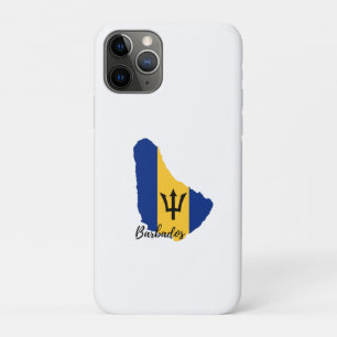 Barbados Flag Map iPhone 11 Pro Case