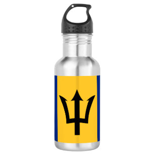 Barbados flag paper cup 532 ml water bottle