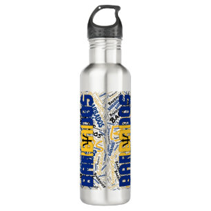 Barbados Flag Patriotic 710 Ml Water Bottle