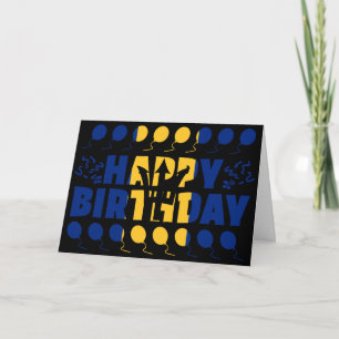 Barbados Flag Patriotic Birthday Card