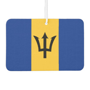 Barbados Flag Personalised Car Air Freshener
