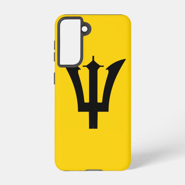 Barbados Flag Samsung Galaxy Case (Back)