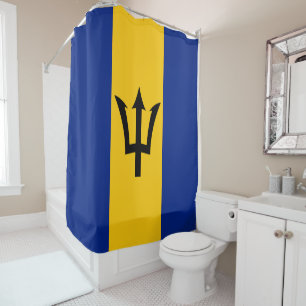 Barbados  Flag Shower Curtain