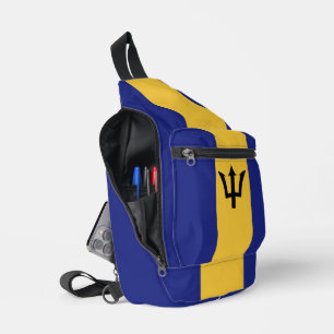 Barbados flag sling bag