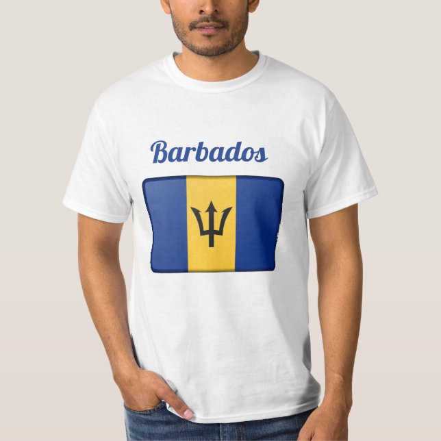 Barbados Flag T-Shirt (Front)