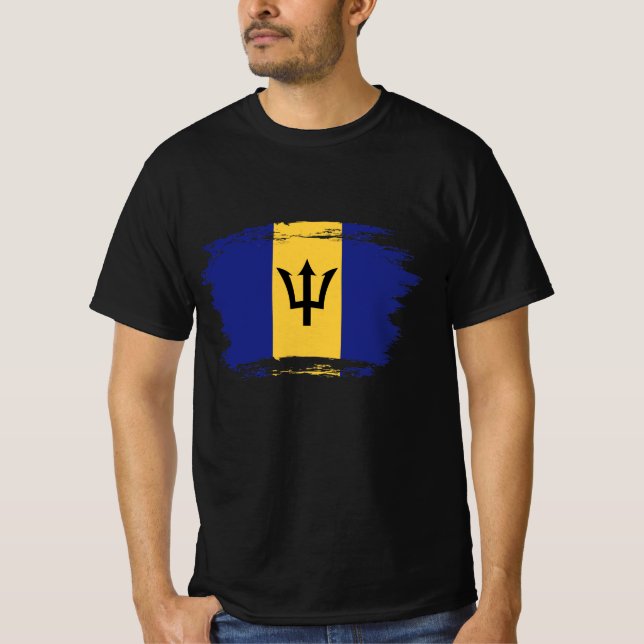 Barbados flag T-Shirt (Front)