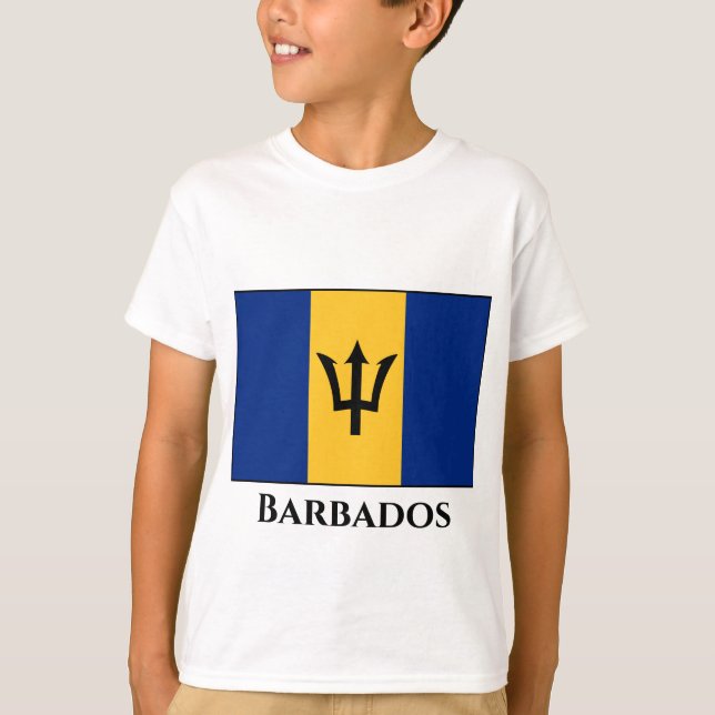 Barbados Flag T-Shirt (Front)