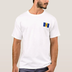 Barbados Flag T-Shirt, Patriotic T-Shirts, T-Shirt