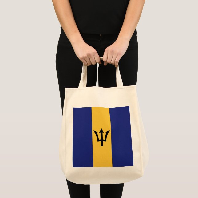 Barbados flag tote bag (Front (Product))