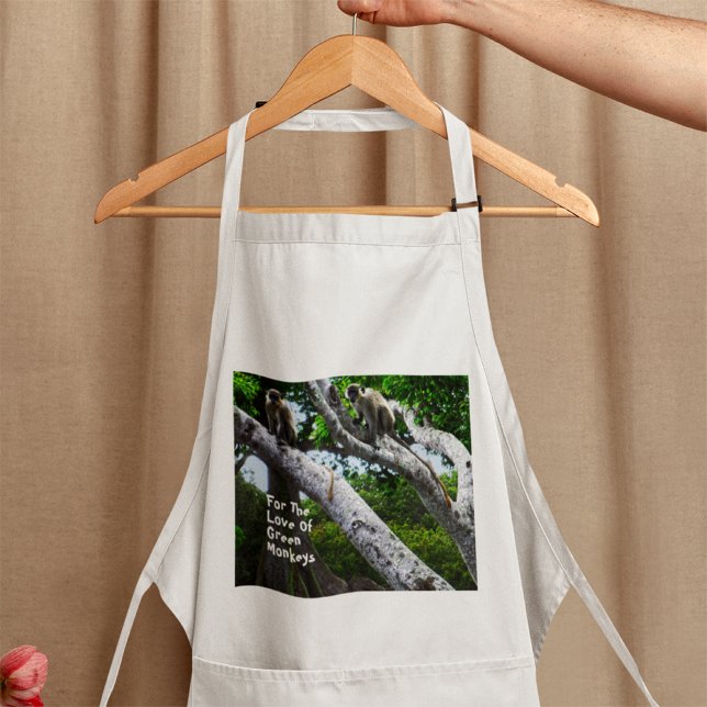Barbados Green Monkeys Standard Apron (Creator Uploaded)