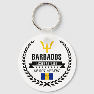 Barbados Key Ring