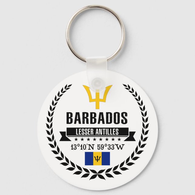 Barbados Key Ring (Front)