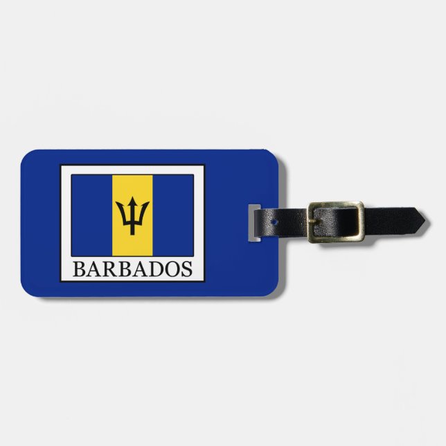 Barbados Luggage Tag (Front Horizontal)