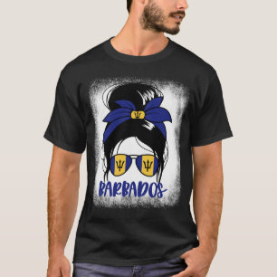 Barbados Messy Bun Barbadians Bajan Women's T-Shirt