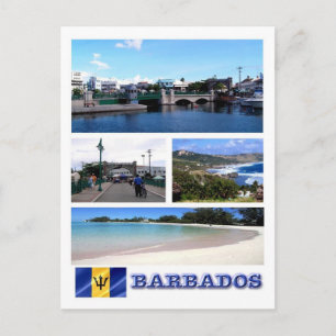 Barbados - Mosaic - Postcard