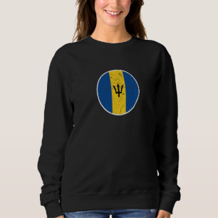 Barbados Proud Barbadian Flag 3 Sweatshirt