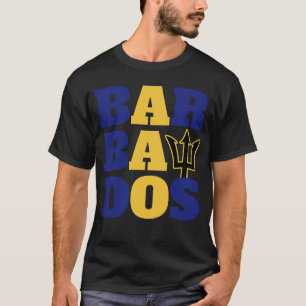 Barbados Proud Barbadians Bajan Patriotic Barbados T-Shirt
