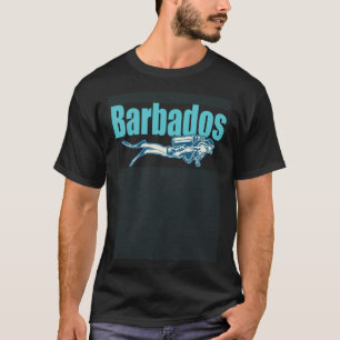 Barbados Scuba Diver Souvenir T-Shirt