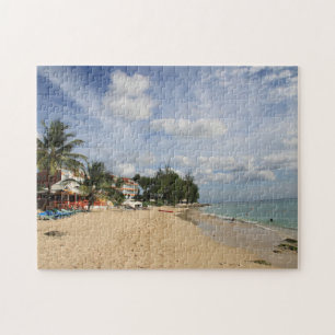 Barbados Sunny Beach Scene. Jigsaw Puzzle