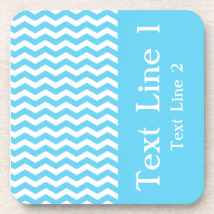 Barbados Surf Wave Chevron customisable Coaster