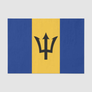 Barbados tissue paper, Barbados Flag tissue paper