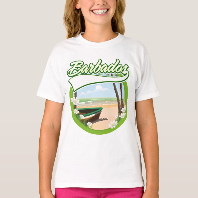 Barbados Travel logo T-Shirt (Front)