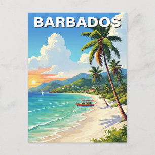 Barbados Travel Postcard