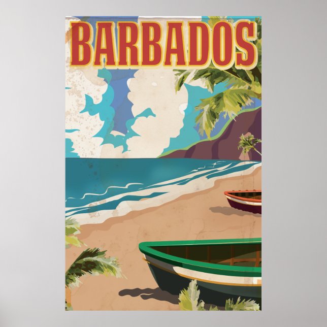 Barbados travel poster (Front)