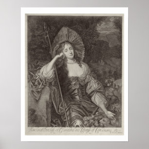 Barbara Duchess of Cleaveland (1641-1709) as a She Poster