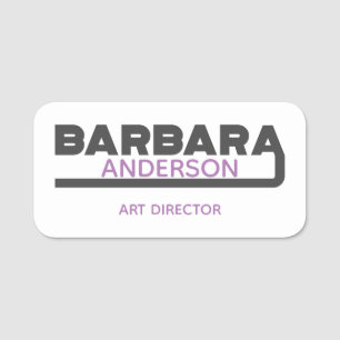 Barbara Name Tag