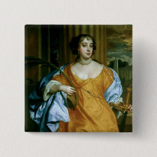 Barbara Villiers Duchess of Cleveland 15 Cm Square Badge