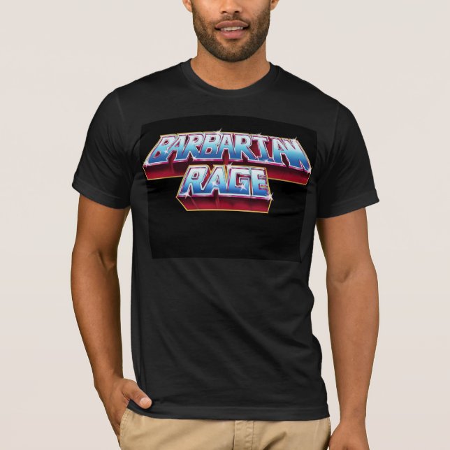 Barbaran Rage Large T Shirt (Front)